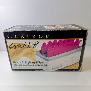Clairol Quick Lift Heated Styling Clips Vintage